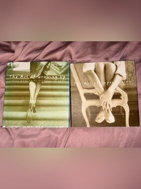 The Art of Growing Up & The Art of Imperfection Decorative Book Set - Pink/Cream